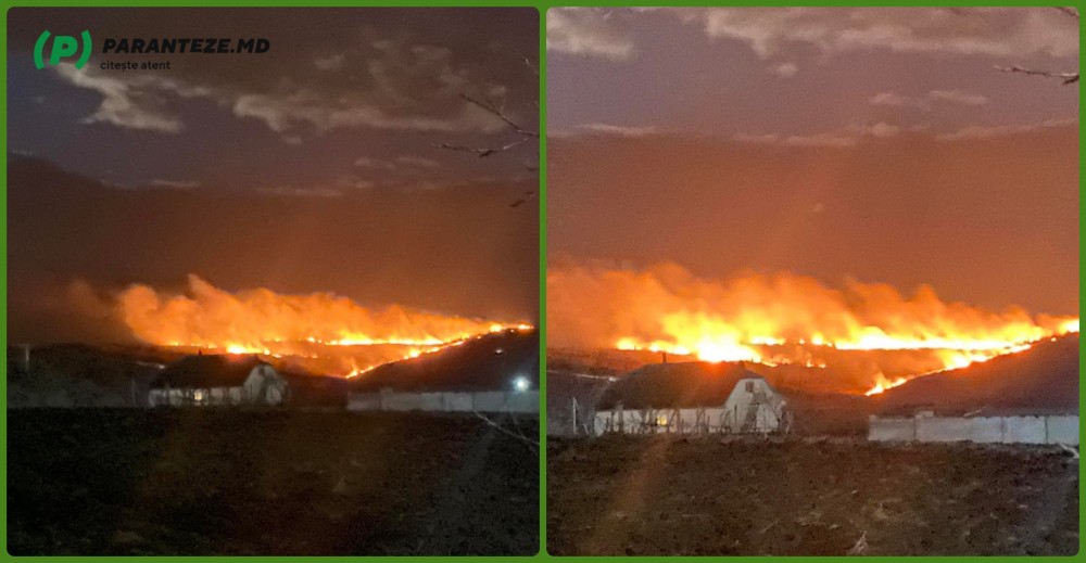 FOTO&VIDEO // Incendiu DEVASTATOR la Ialoveni